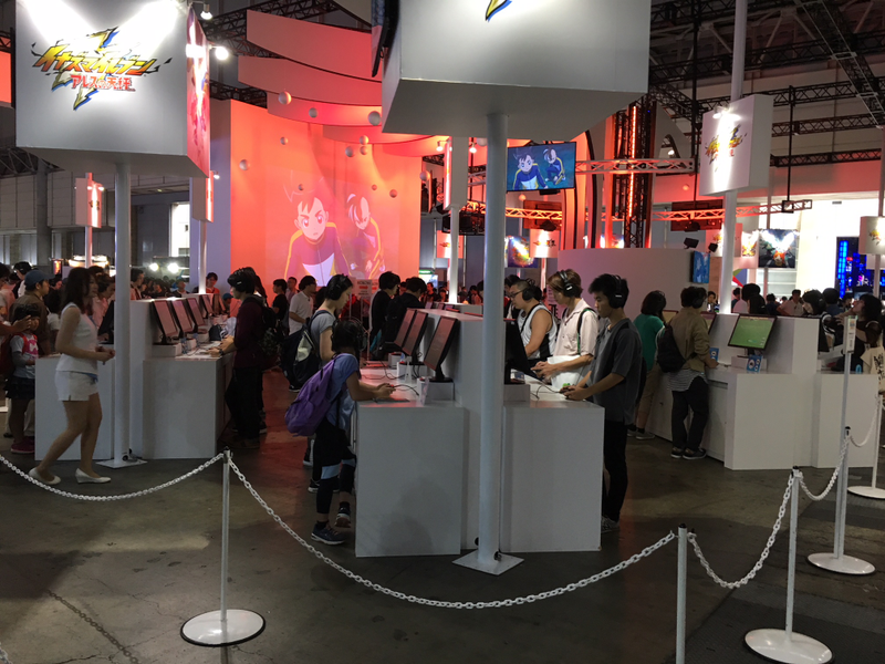 The first Level-5 Tokyo Game Show booth in several years.